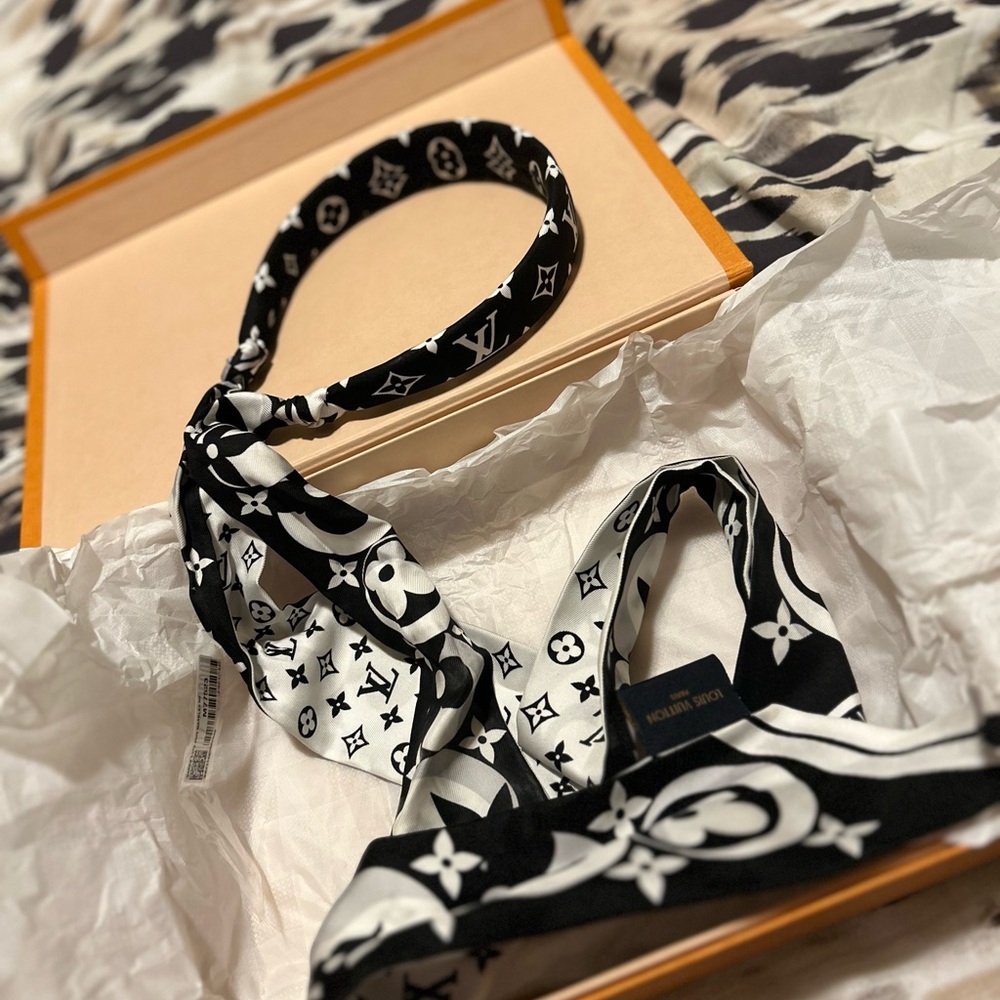 LV Scarf Headband